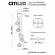 Каскадная люстра Citilux Дуэт CL719051, Черный, Нейтральный белый, Металл, крепление