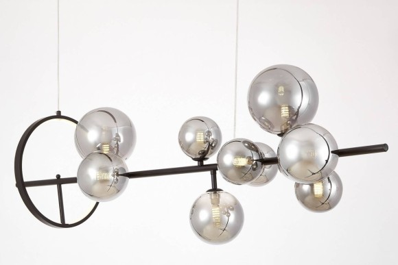 Подвесной светильник Lumina Deco LDP 7033-10 BK+GY