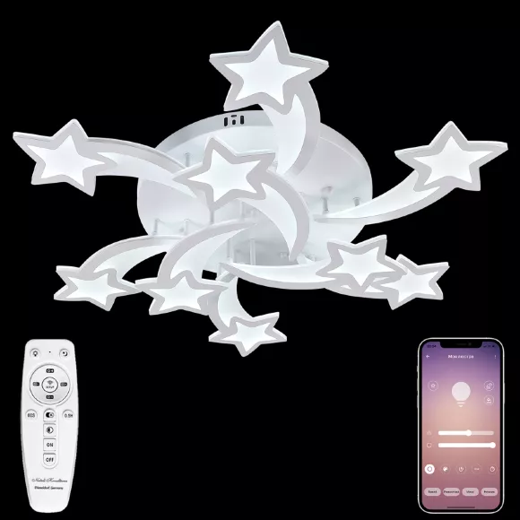 Потолочная люстра Natali Kovaltseva Star LED LAMPS 81225 Потолочная люстра Natali Kovaltseva Star LED LAMPS 81225