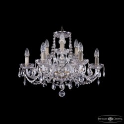 Подвесная люстра Bohemia Ivele Crystal 1402/6+3/195 Pa