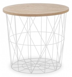 Стол журнальный Mariffa HLM_V-CH-MARIFFA-LAW-BIALY_NATURALNY