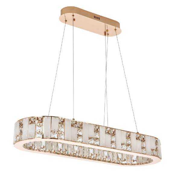 Подвесная светодиодная люстра Modelux ML.6985.800.300P GD