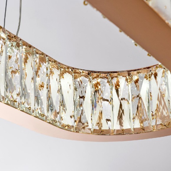 Подвесная светодиодная люстра Modelux ML.6985.800.300P GD