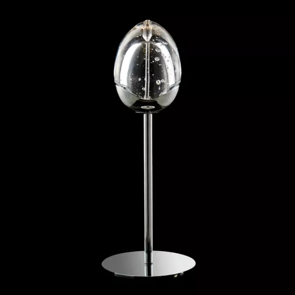 Настольная лампа DeLight Collection Terrene MT13003023-1A chrome, Хром, Прозрачный, Металл Настольная лампа DeLight Collection Terrene MT13003023-1A chrome, Хром, Прозрачный, Металл
