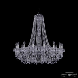 Подвесная люстра Bohemia Ivele Crystal 1410/16/360/h-95 Ni V0300