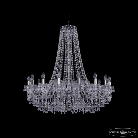 Подвесная люстра Bohemia Ivele Crystal 1410/16/360/h-95 Ni V0300