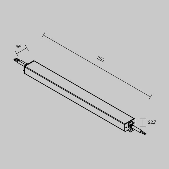 Источник напряжения Maytoni Dali 200Вт DC24В IP67 725004