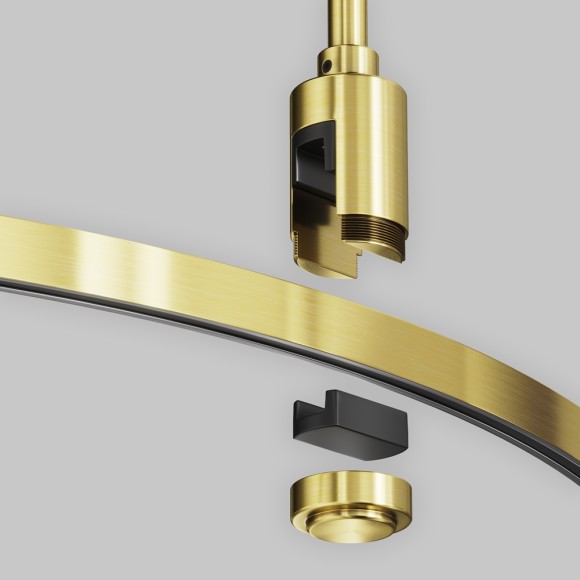 Шинопровод магнитный круглый Maytoni Flarity TRX154-R-D650-BS