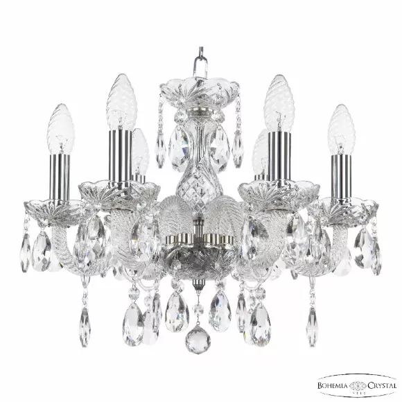 Подвесная люстра Bohemia Ivele Crystal 117/6/141 Ni Подвесная люстра Bohemia Ivele Crystal 117/6/141 Ni
