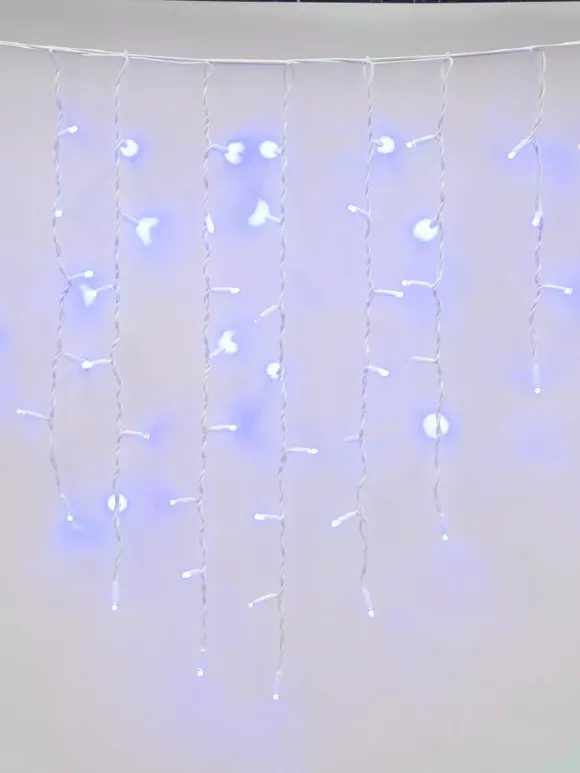 Светодиодная гирлянда (UL-00002329) Uniel бахрома 230V синий ULD-B3010-200/SWK Blue IP67, Белый, Пластик, Современный стиль, светодиодный модуль