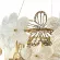Подвесная люстра Indigo Fiori 12049/8P Brass V000555, Бронза, Прозрачный, Металл, крупный план