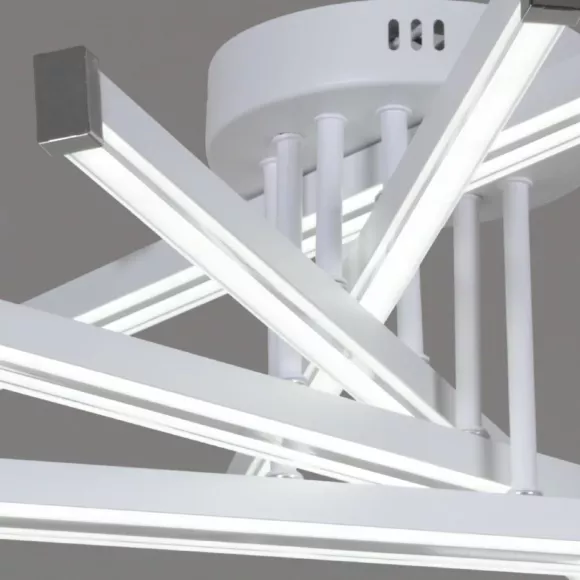 Потолочная люстра Reluce 13090-0.3-05 WH, Белый, Прозрачный, От теплого до холодного Потолочная люстра Reluce 13090-0.3-05 WH, Белый, Прозрачный, От теплого до холодного
