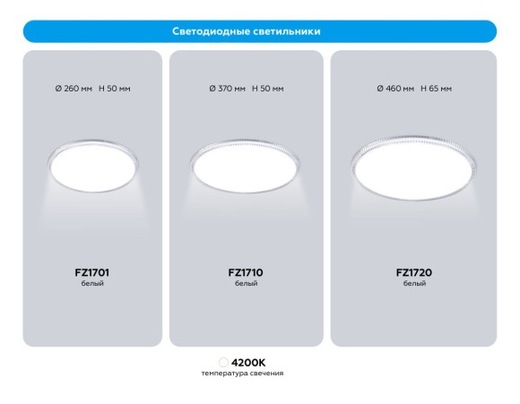 Потолочный светильник Ambrella Light Orbital FZ1720