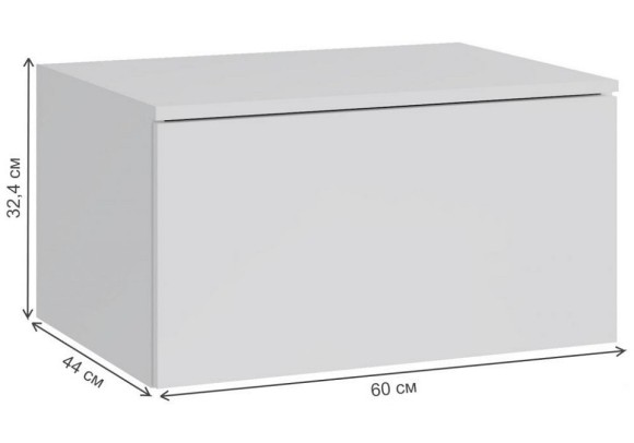 Тумба навесная Роут WO_593712