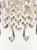 Подвесной светильник Bohemia Ivele Crystal 14781P/22 G Drops, декоративные элементы крупным планом
