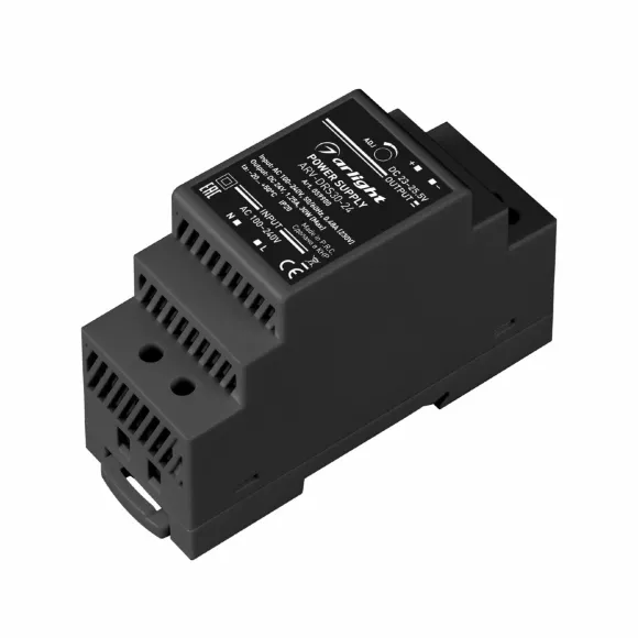 Блок питания Arlight ARV-DRS-36-24 (24V, 1.5A, 36W) (IP20 DIN-рейка) 059900 Блок питания Arlight ARV-DRS-36-24 (24V, 1.5A, 36W) (IP20 DIN-рейка) 059900