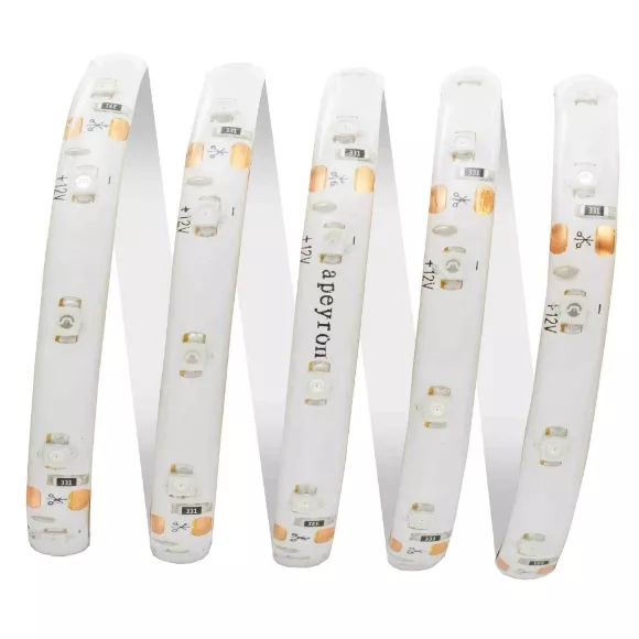 Светодиодная лента Apeyron 12В СТ 4,8Вт/м smd3528, 60д/м IP65 5м желтая 00-05 Светодиодная лента Apeyron 12В СТ 4,8Вт/м smd3528, 60д/м IP65 5м желтая 00-05