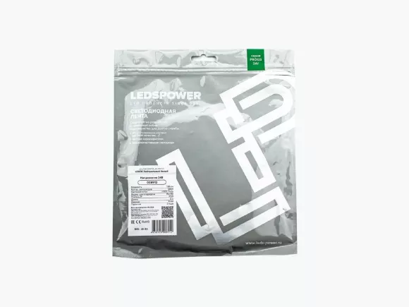 Светодиодная лента LEDS POWER 2835 128/м (12Вт/м) 24В нейтральная, серия ПРО125 008912 Светодиодная лента LEDS POWER 2835 128/м (12Вт/м) 24В нейтральная, серия ПРО125 008912
