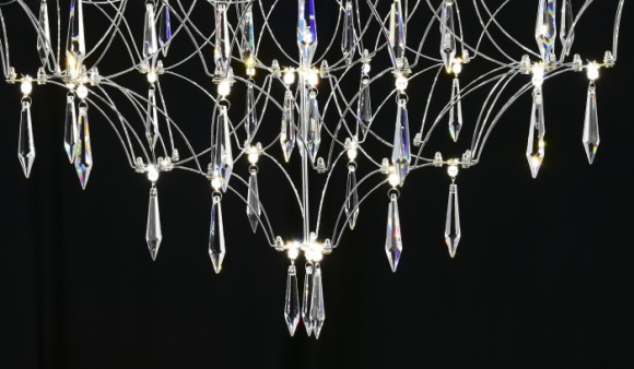 Подвесная люстра с пультом управления Myfar Allegria MR2641-66P-76AP