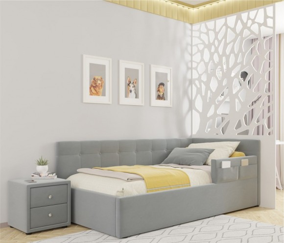 Кровать односпальная Bonna 2000x900 с ПМ NMB_TE-00005409