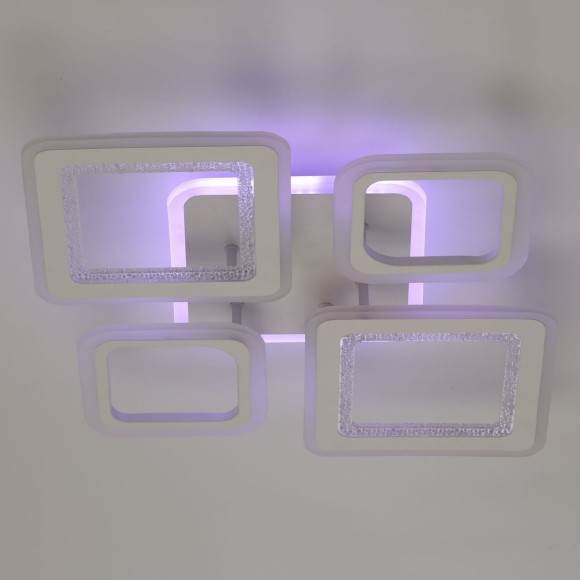 Потолочная светодиодная люстра с пультом управления De Markt Мадлен 424013805