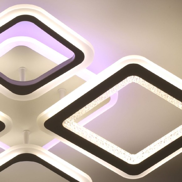 Потолочная светодиодная люстра с пультом управления De Markt Мадлен 424013805