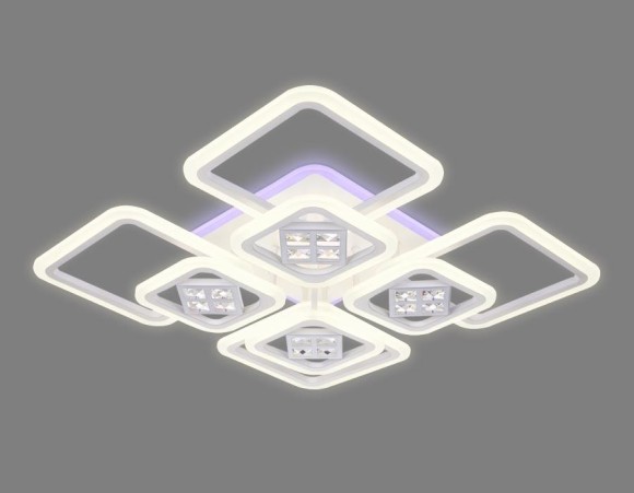 Потолочная светодиодная люстра с пультом управления Ambrella Light Ice FA289