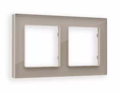 Рамка двухместная Ambrella Volt Platos AF380602