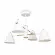 Люстра на штанге Freya Cozy FR5211PL-04W, Модерн, Белый