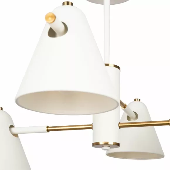 Люстра на штанге Freya Cozy FR5211PL-04W, вид снизу
