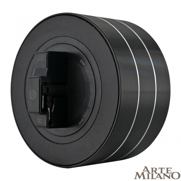Трековая розетка Arte Milano Am-track-sockets 380011TS/ES Black