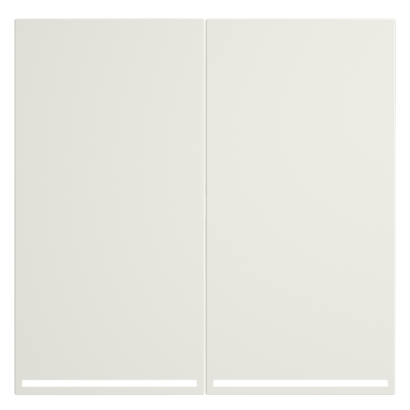 Клавиши для выключателя/переключателя двухклавишного с подсветкой Voltum S70 (хлопок) VLS000413