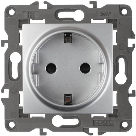Розетка ЭРА Elegance 2P E Schuko 16A 250V 14-2101-03 Б0034266