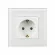 Розетка электрическая с Zigbee управлением Arlight SCT-OMALI-EUZB1-PL-WH (240V, 16A, Zigbee) 050215, Белый, Стекло, Россия