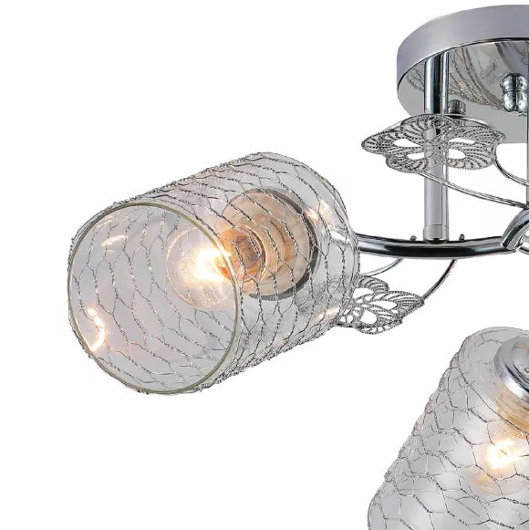 Потолочная люстра Escada Weigela 1113/3PL, декоративные элементы крупным планом Потолочная люстра Escada Weigela 1113/3PL, декоративные элементы крупным планом