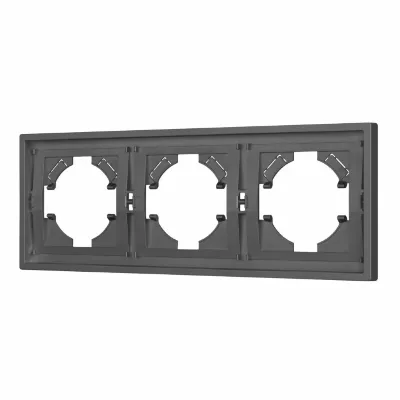 Рамка пластиковая на 3 поста Arlight FRM-TENDO-SFPL-3-GR 054652