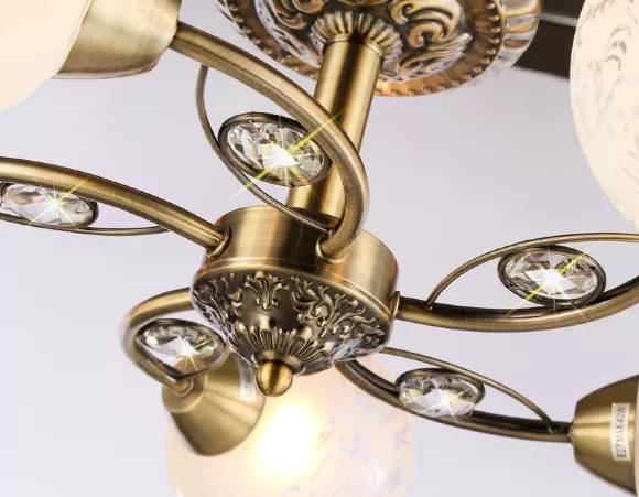 Потолочная люстра Ambrella Light Traditional TR3064, декоративные элементы крупным планом