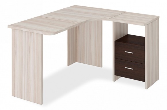 Стол письменный Домино Лайт СКЛ-Угл130 MER_SKL-Ugl_130_KV_PRAV