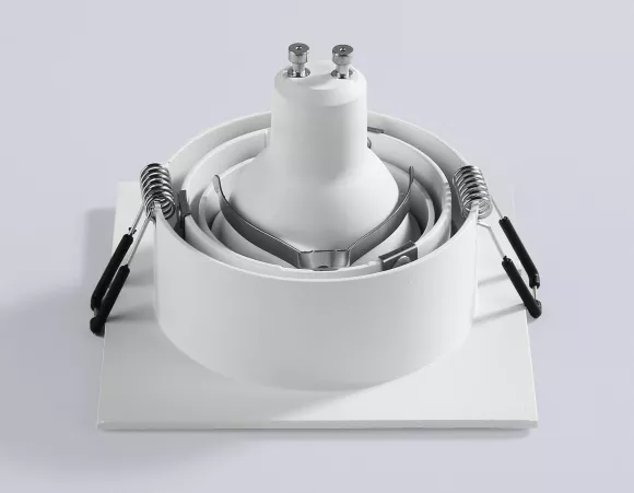 Встраиваемый светильник Ambrella Light Techno Spot Standard Tech TN102757, Белый, Металл, Современный стиль, вид сверху Встраиваемый светильник Ambrella Light Techno Spot Standard Tech TN102757, Белый, Металл, Современный стиль, вид сверху