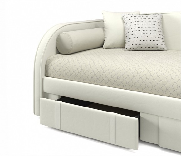 Кровать односпальная Elda 2000x900 c матрасом АСТРА NMB_TE-00003908