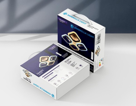 Потолочная светодиодная люстра с пультом управления Ambrella Light Original FA4375