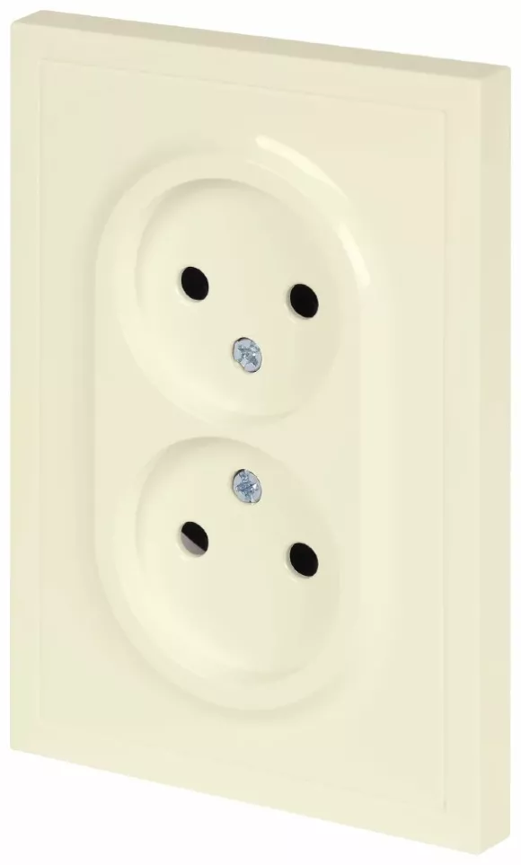 Розетка Эра Galaxy 15-2107-02 без заземления двойная 2X2P 16А-250В IP20 слоновая кость Б0071698 Розетка Эра Galaxy 15-2107-02 без заземления двойная 2X2P 16А-250В IP20 слоновая кость Б0071698