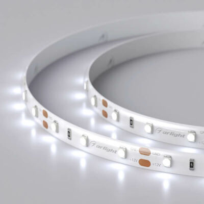 Светодиодная лента герметичная Arlight RTW-SE-A60-8mm 12V Cool 10K (4.8 W/m, IP65, 2835, 5m) 016836(2)