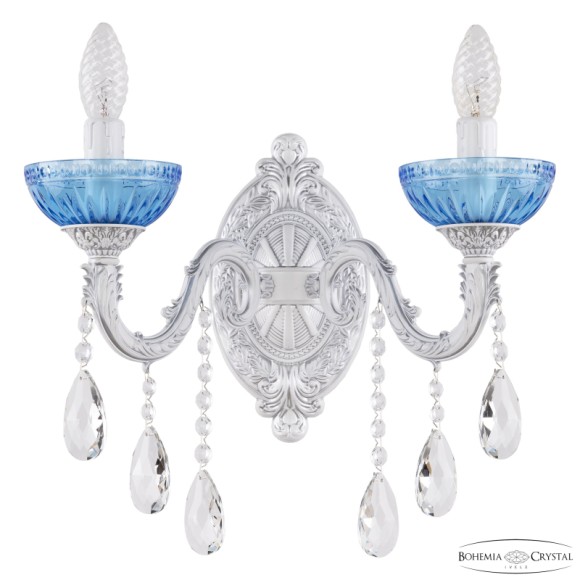 Бра Bohemia Ivele Crystal AL7901B10/2/175 B WMN P Aquamarine/M-1G