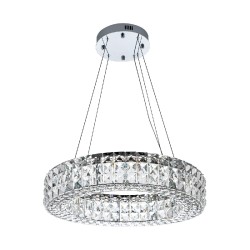 Подвесная светодиодная люстра с пультом управления Modelux ML.331.600 CR