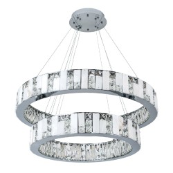 Подвесная светодиодная люстра Modelux ML.6985.800.600P CR