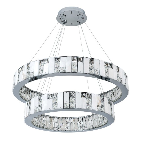 Подвесная светодиодная люстра Modelux ML.6985.800.600P CR