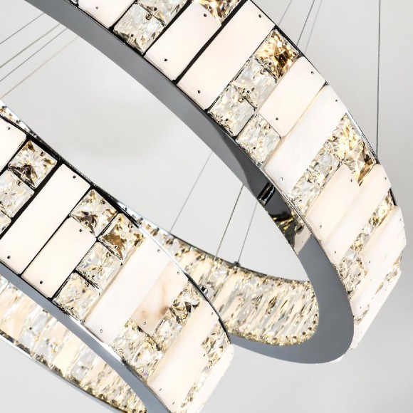 Подвесная светодиодная люстра Modelux ML.6985.800.600P CR