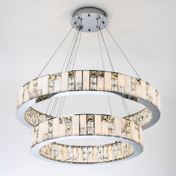 Подвесная светодиодная люстра Modelux ML.6985.800.600P CR