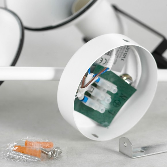 Спот Lussole LOFT Fargo LSP-8802, E14, 80W, белый